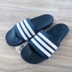 NWT Men’s Black Adidas Slides